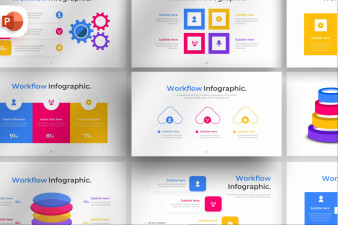 Workflow PowerPoint Infographic Template